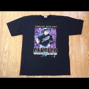 Vintage Jose Canseco Tampa bay devil rays tee